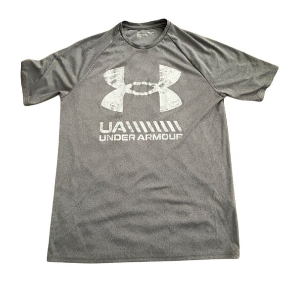 Under Armour Other - Under Armour Mens Loose Fit Short Sleeve Athletic Shirt-Gray-Size M-GUC